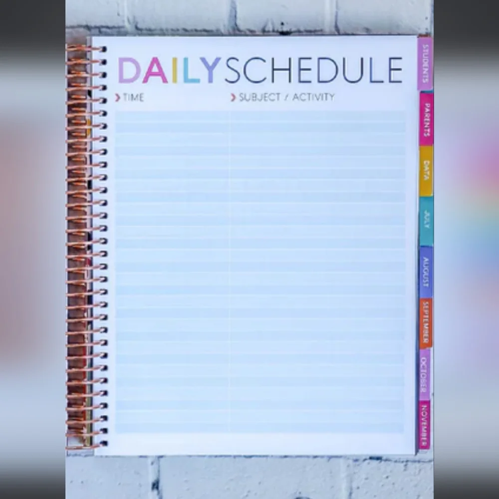 Colorful Academic Planner 2025-2026